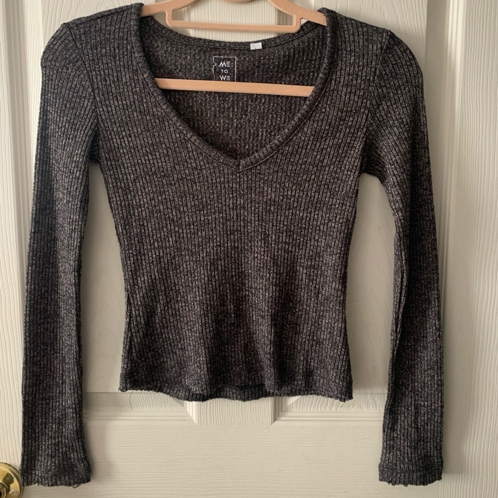 Me To We Brown Long Sleeved Shirt